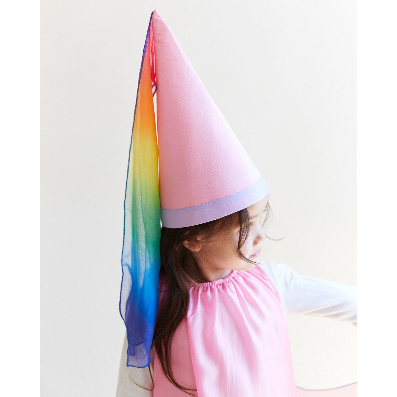 Sarah's Silks Fairy Dress - Pink and Rainbow by Sarah's Silks - Modern Rascals Sarah's Silks Fairy Dress - Pink and Rainbow by Sarah's Silks - Modern Rascals