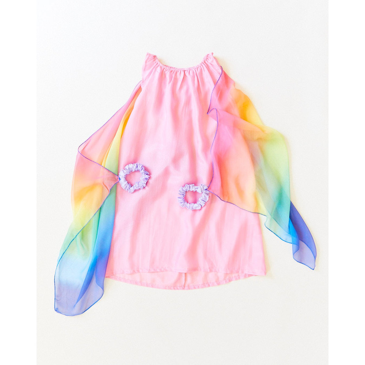 Sarah's Silks Fairy Dress - Pink and Rainbow-Sarah's Silks-Modern Rascals