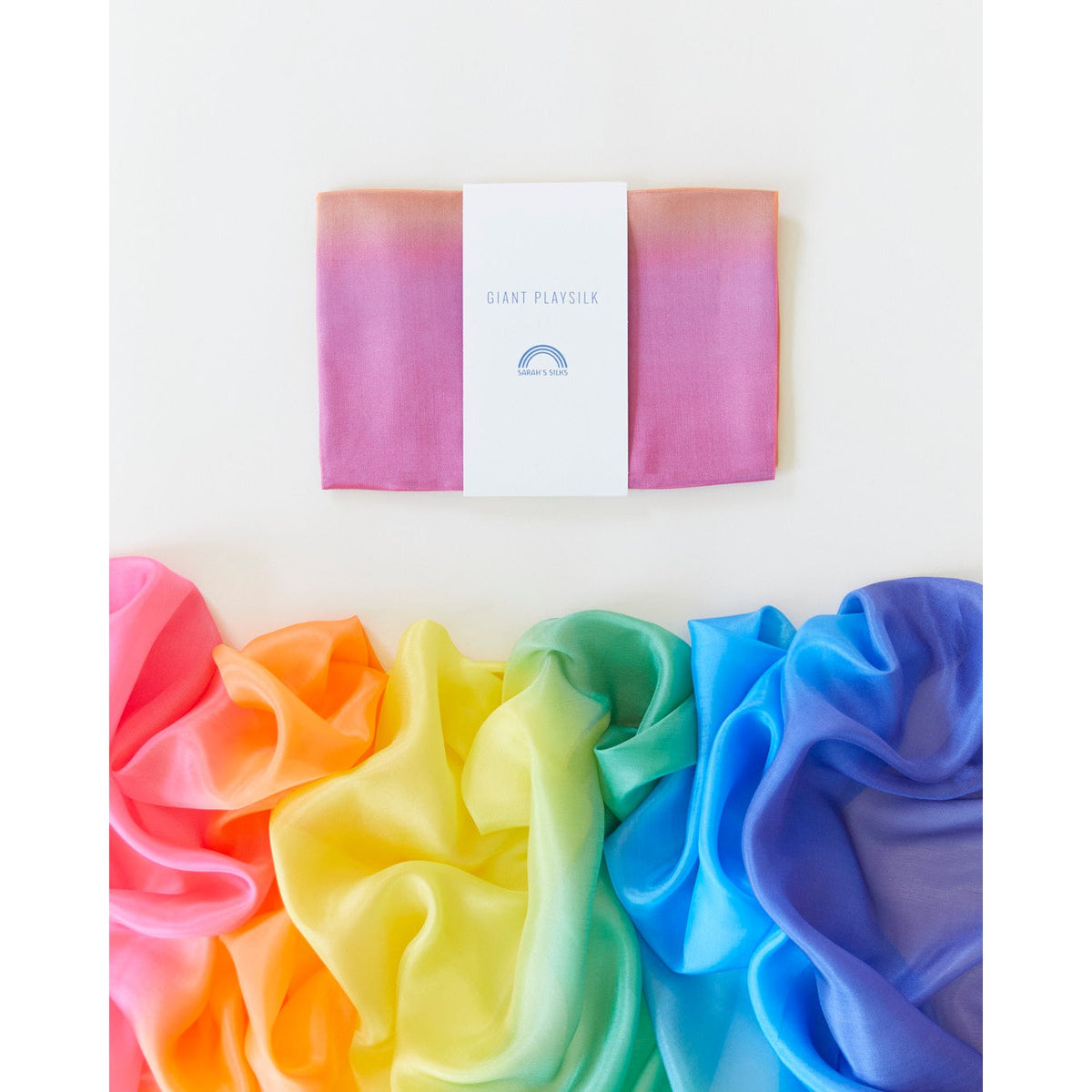 Sarah's Silks Giant Playsilk - Rainbow-Sarah's Silks-Modern Rascals