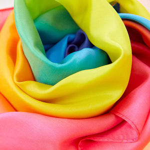 Sarah's Silks HEAVY Rainbow Playsilk-Sarah's Silks-Modern Rascals