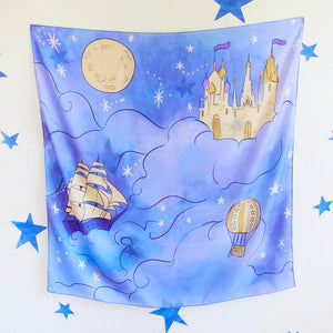 Sarah's Silks Large Playmap - Castle in the Sky-Sarah's Silks-Modern Rascals