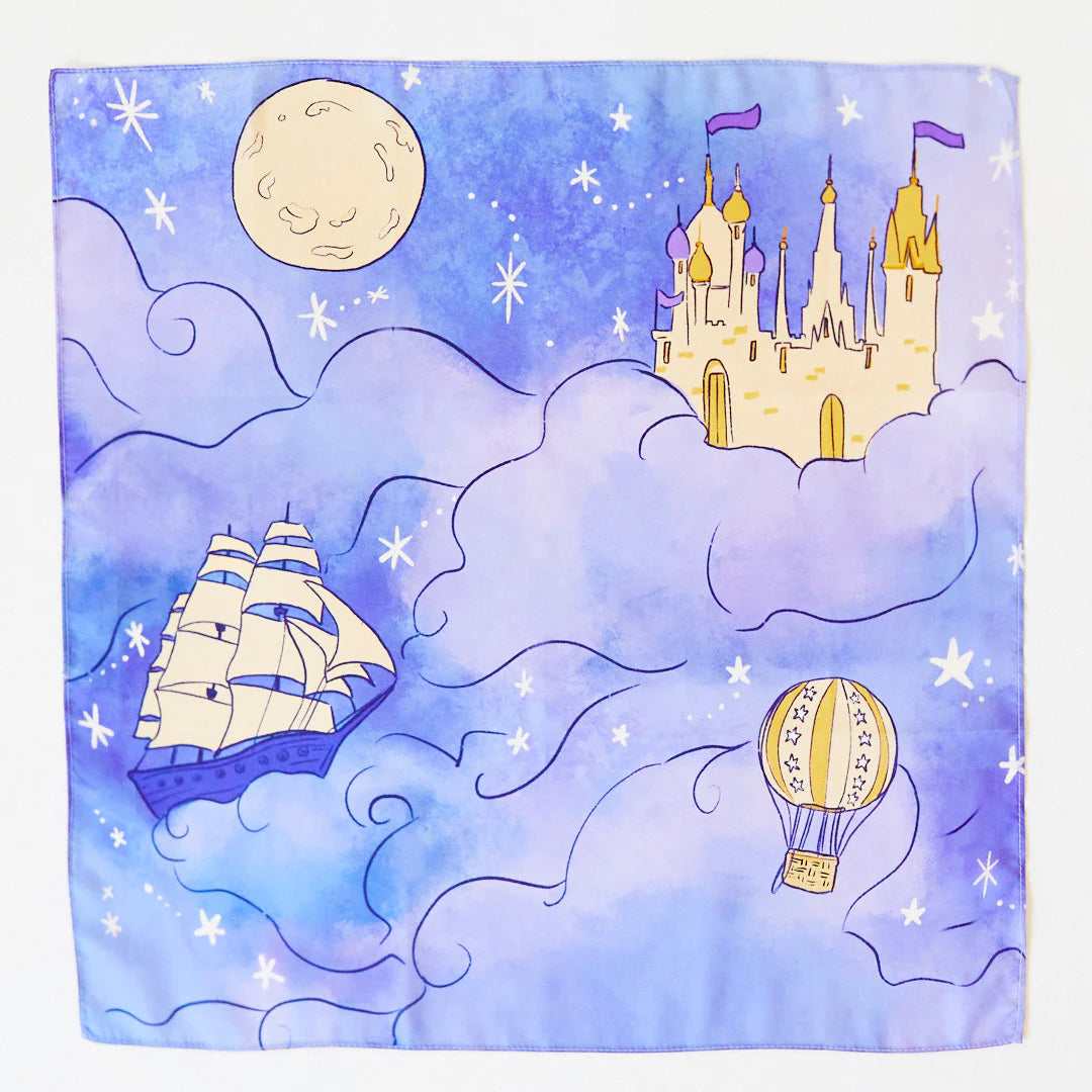 Sarah's Silks Large Playmap - Castle in the Sky-Sarah's Silks-Modern Rascals