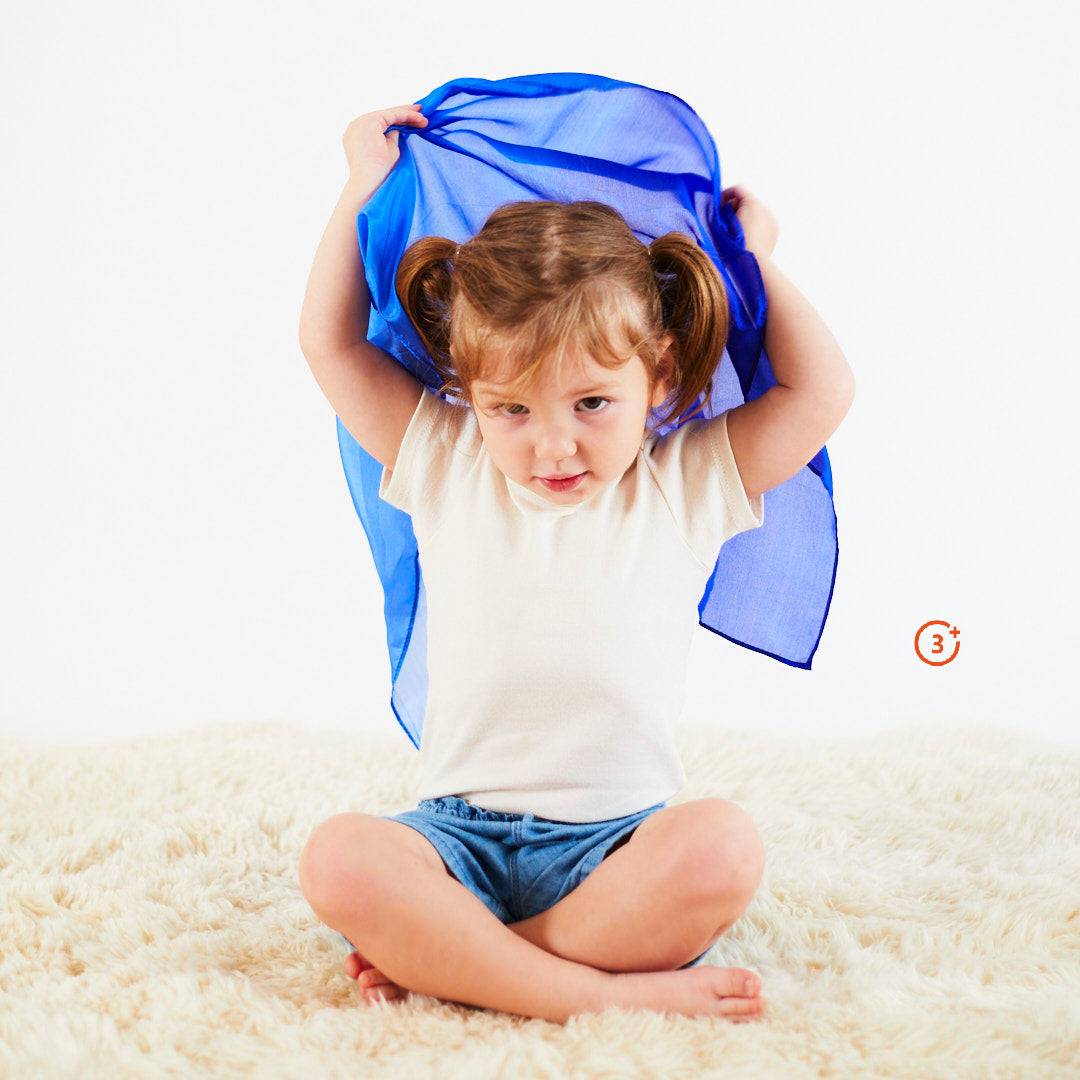 Sarah's Silks Mini Playsilk - Blueberry-Sarah's Silks-Modern Rascals