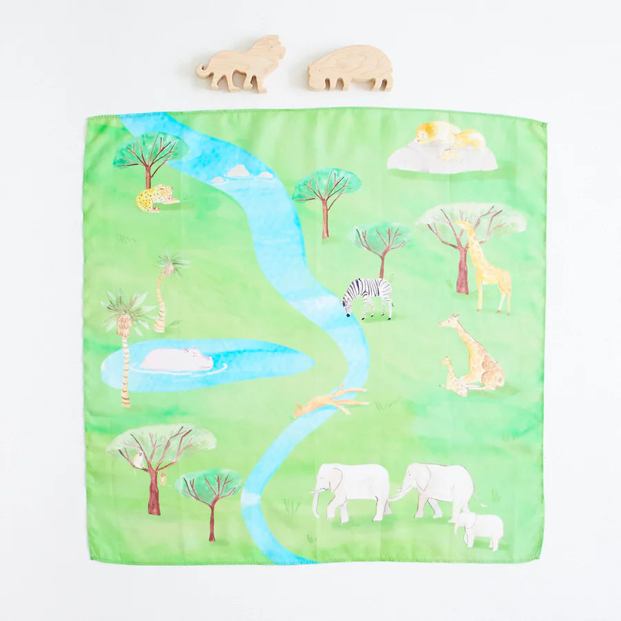 Sarah's Silks Playmap - African Savannah / Safari-Sarah's Silks-Modern Rascals