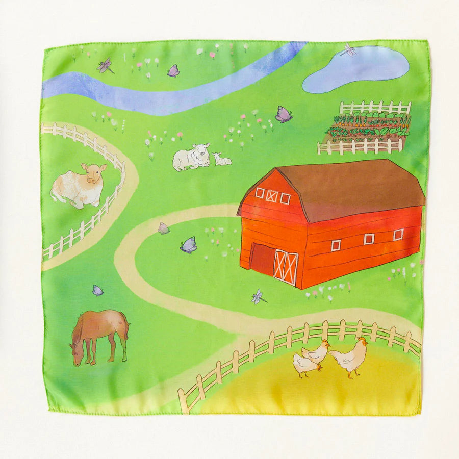 Sarah's Silks Playmap - On The Farm-Sarah's Silks-Modern Rascals