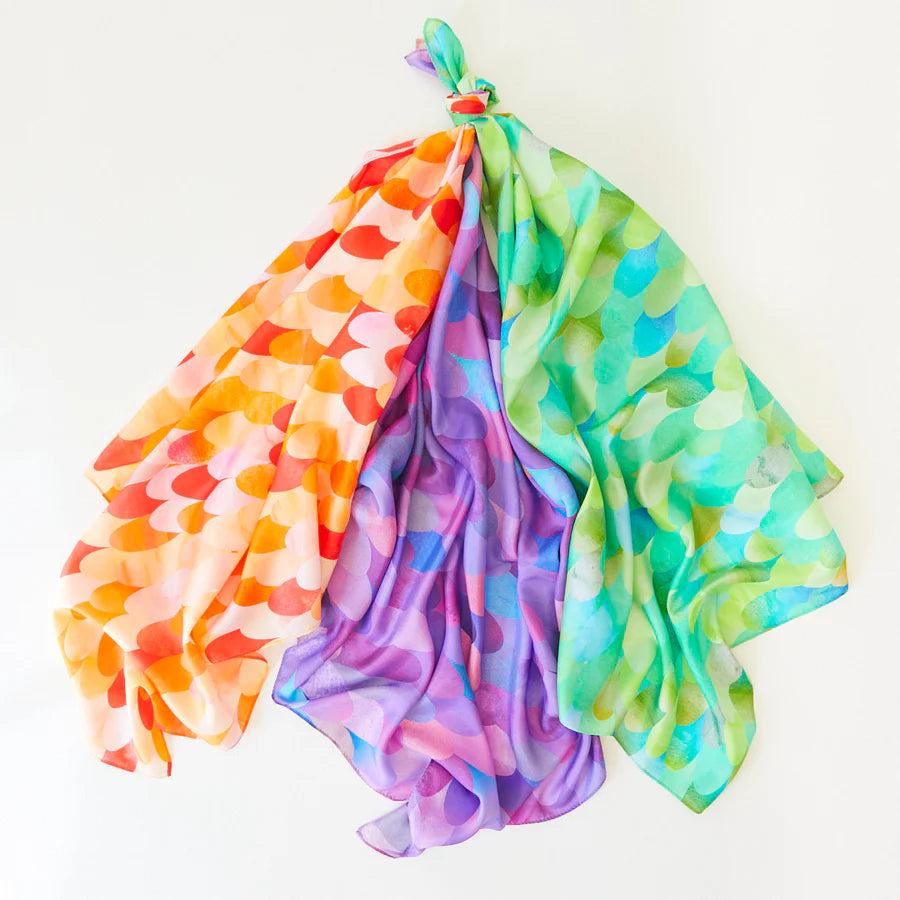 Sarah's Silks Playsilk - Green Dinosaur-Sarah's Silks-Modern Rascals