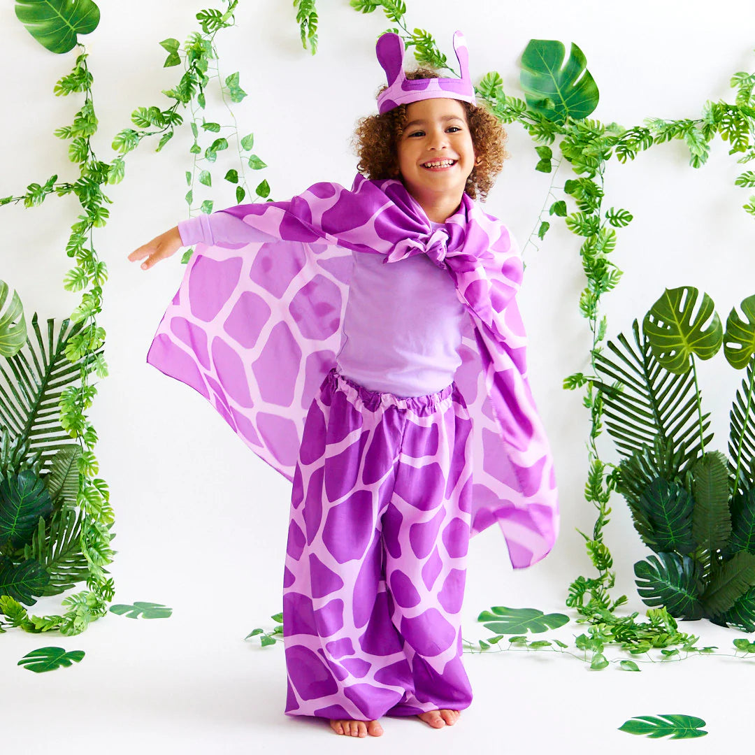 Sarah's Silks Playsilk - Purple Giraffe-Sarah's Silks-Modern Rascals