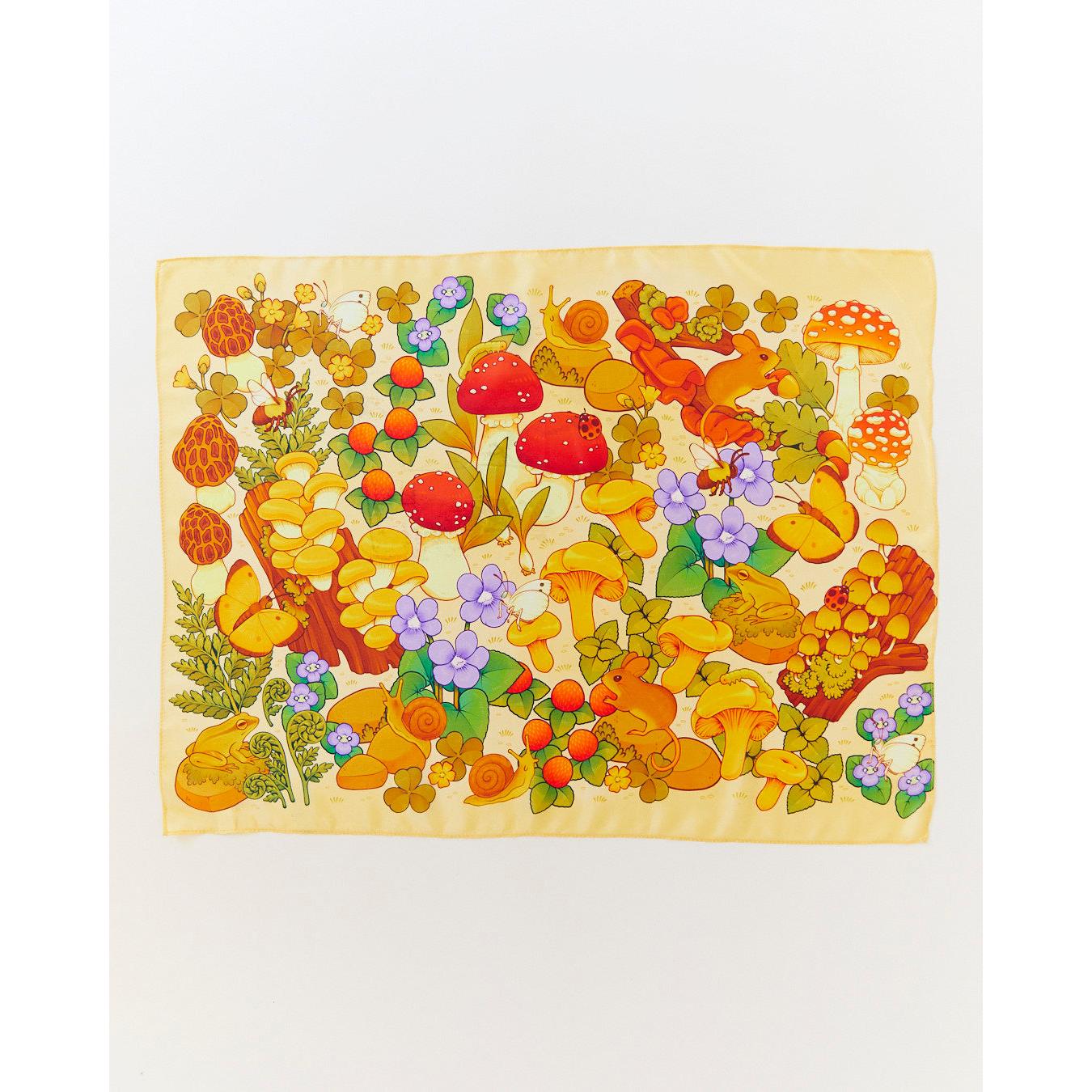 Sarah's Silks Seek and Find Playsilk - Mushroom-Sarah's Silks-Modern Rascals