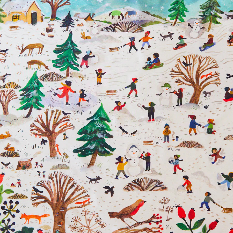 Sarah's Silks Seek and Find Playsilk - Snowy Day-Sarah's Silks-Modern Rascals