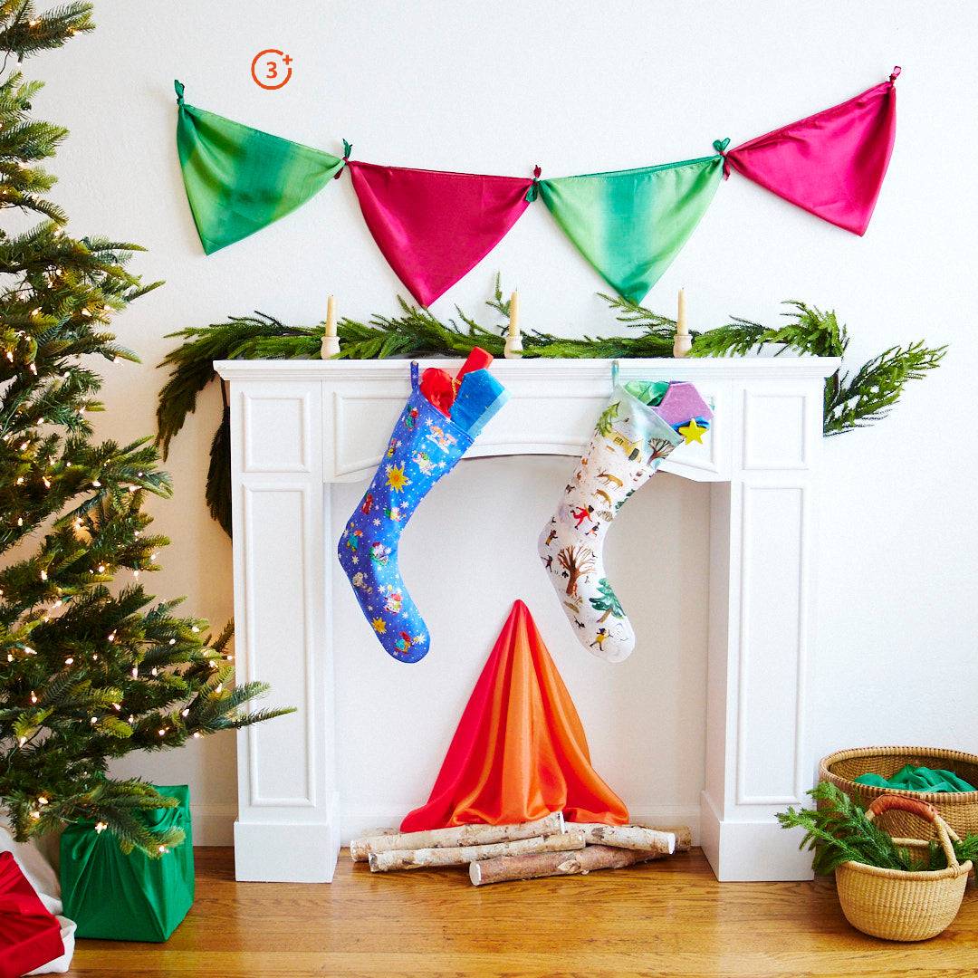 Sarah's Silks - Snowy Day Stocking-Sarah's Silks-Modern Rascals