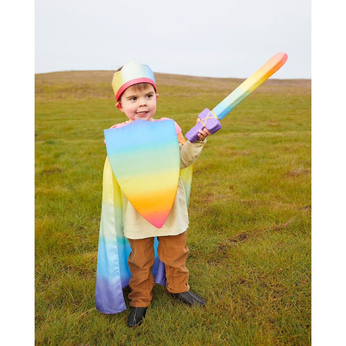 Sarah's Silks Soft Sword - Rainbow-Sarah's Silks-Modern Rascals