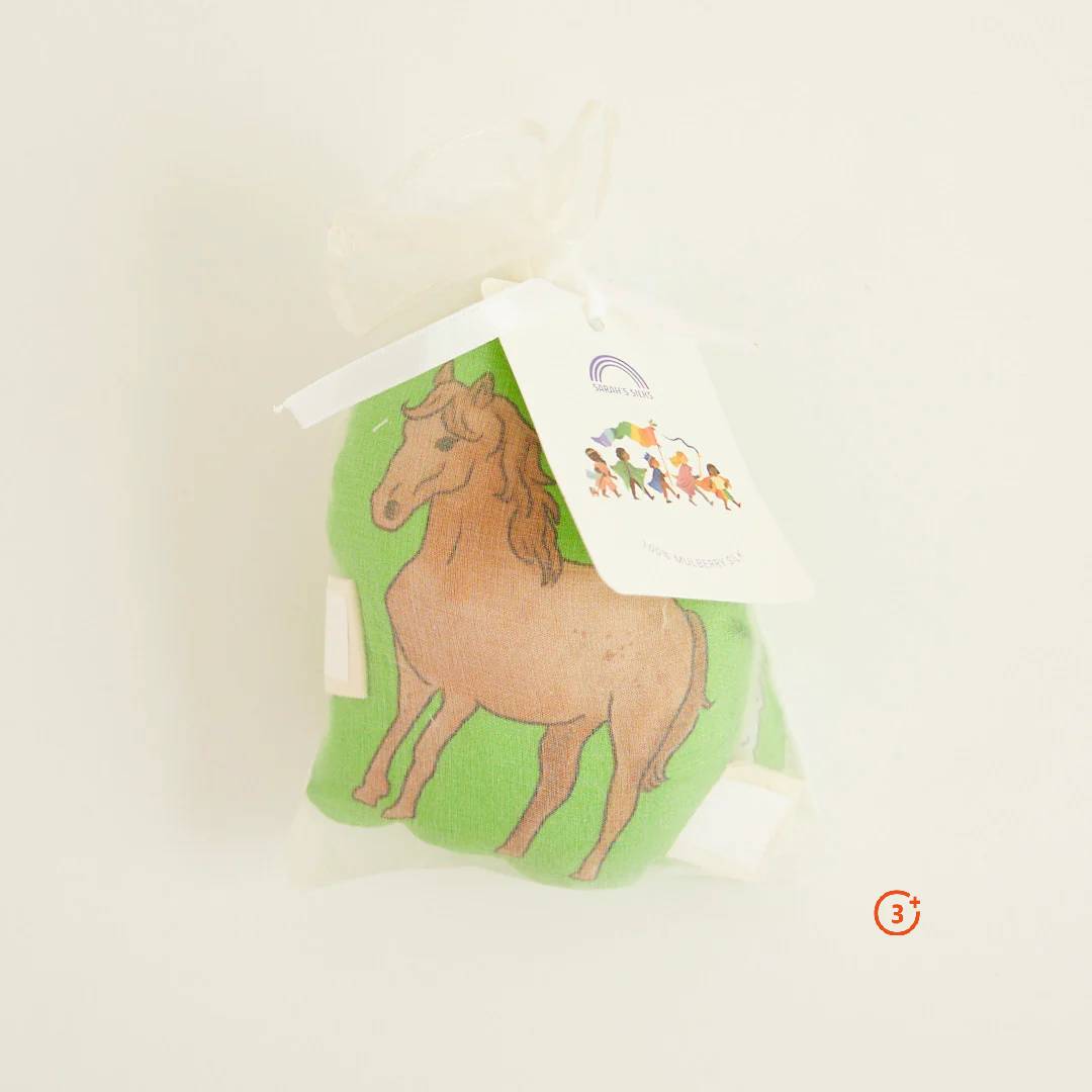 Sarah's Silks Stuffed Animal Set - Horse, Sheep And Lamb-Sarah's Silks-Modern Rascals