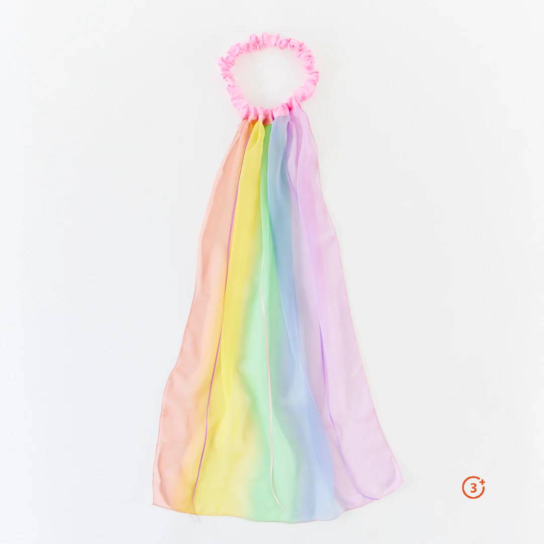 Sarah's Silks Veil - Soft Rainbow-Sarah's Silks-Modern Rascals