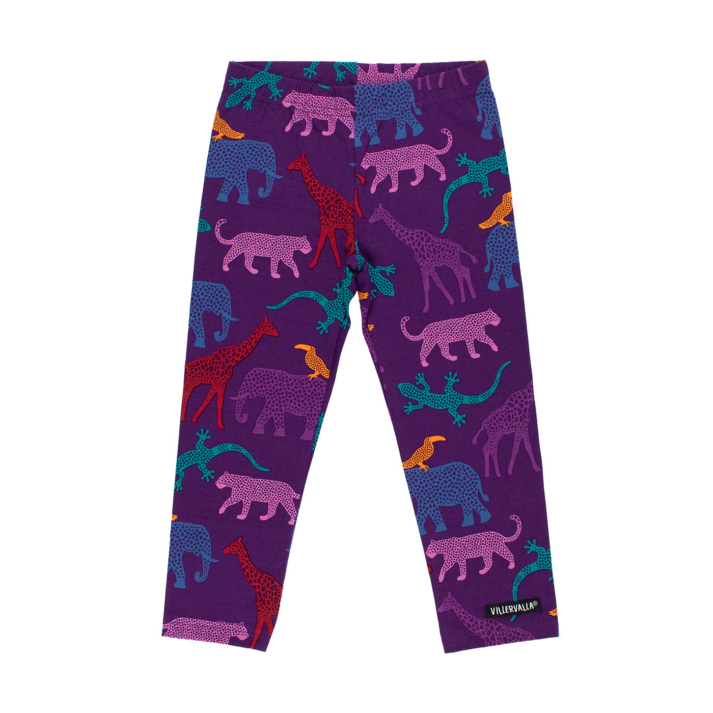 Savannah Print Leggings - Grape-Villervalla-Modern Rascals