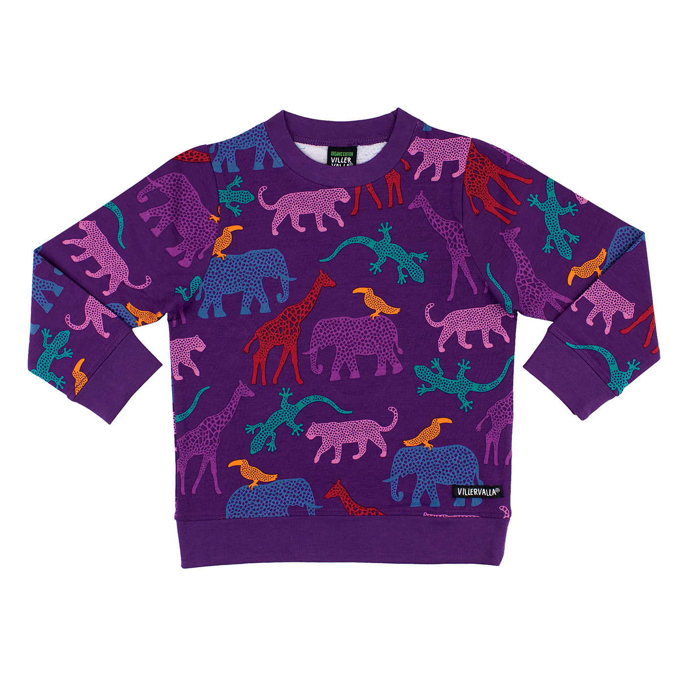 Savannah Print Sweatshirt - Grape-Villervalla-Modern Rascals
