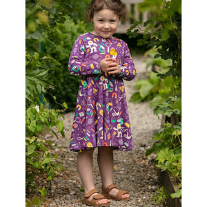 Science Long Sleeve Skater Dress - 2 Left Size 2-3 & 3-4 years-Piccalilly-Modern Rascals