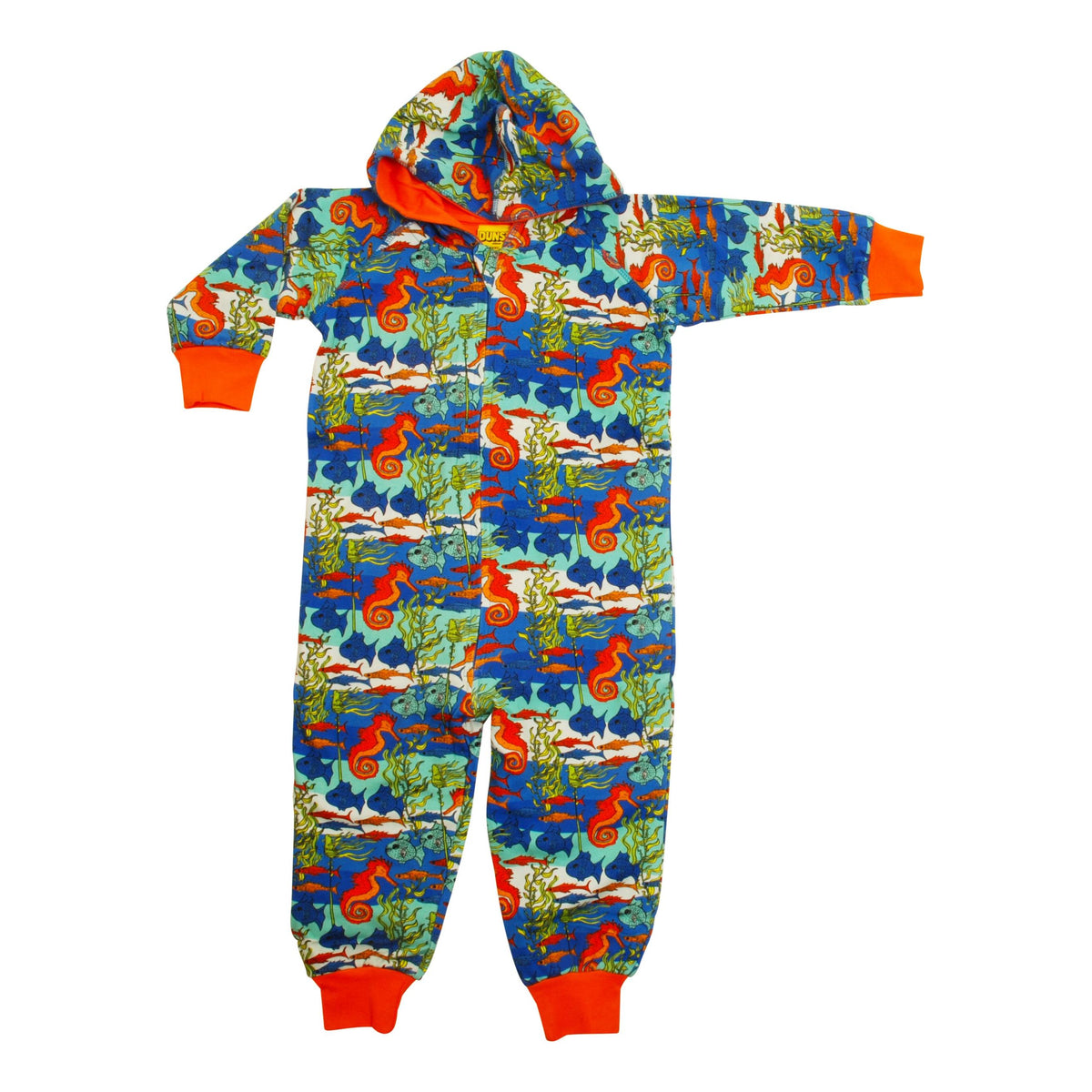 Seahorses Hooded Lined Suit - 2 Left Size 6-8 & 10-12 years-Duns Sweden-Modern Rascals