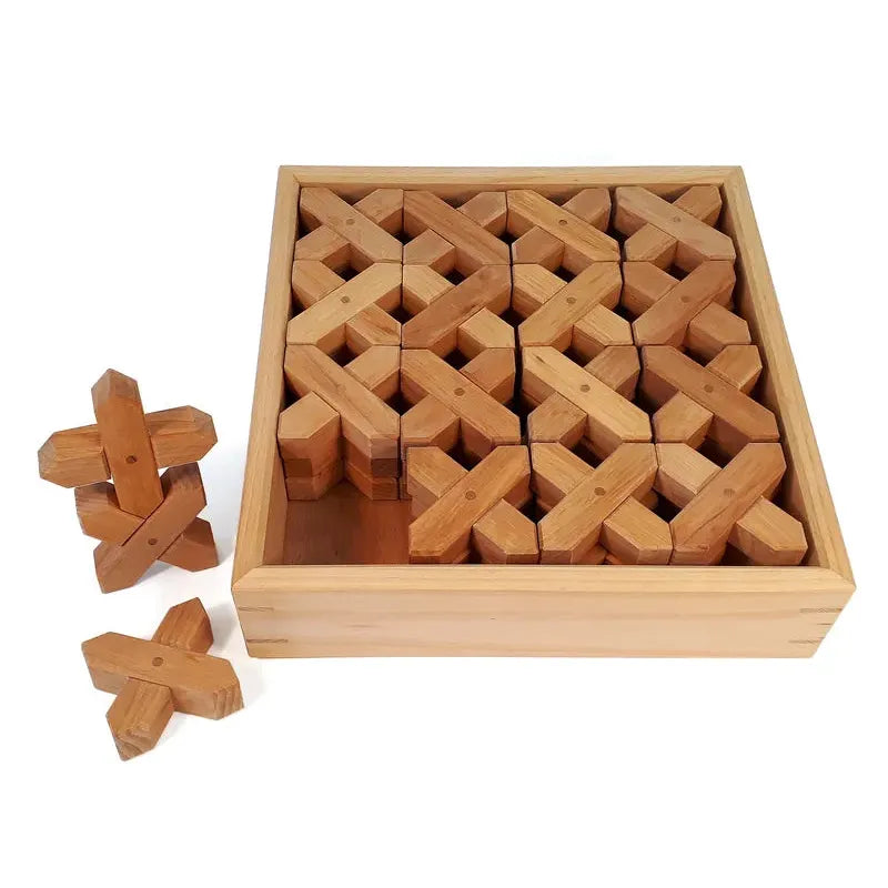 SECONDS - Bauspiel X-Blocks (40 pieces + tray)-Warehouse Find-Modern Rascals