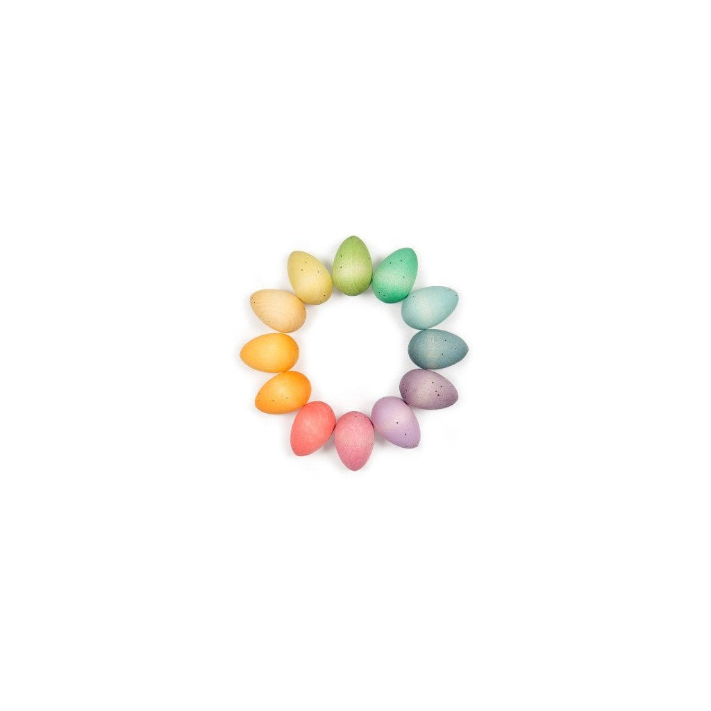 SECONDS - Grapat Loose Parts Happy Eggs - 12 pieces-Warehouse Find-Modern Rascals