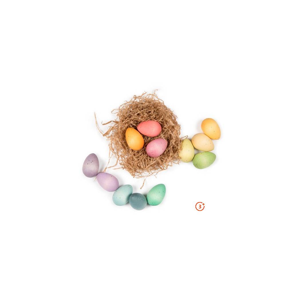 SECONDS - Grapat Loose Parts Happy Eggs - 12 pieces-Warehouse Find-Modern Rascals