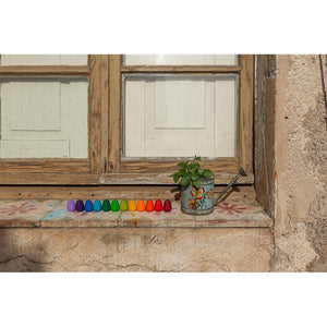 SECONDS - Grapat Loose Parts Rainbow Eggs - 36 pieces in Rainbow-Warehouse Find-Modern Rascals
