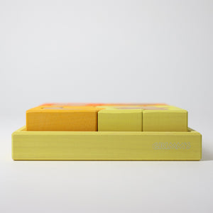 SECONDS - Grimm's Building Set Creative Puzzle - Yellow Shapes-Warehouse Find-Modern Rascals