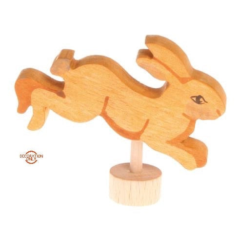 SECONDS - Grimm's Deco Handpainted Rabbit Jumping, Small-Warehouse Find-Modern Rascals