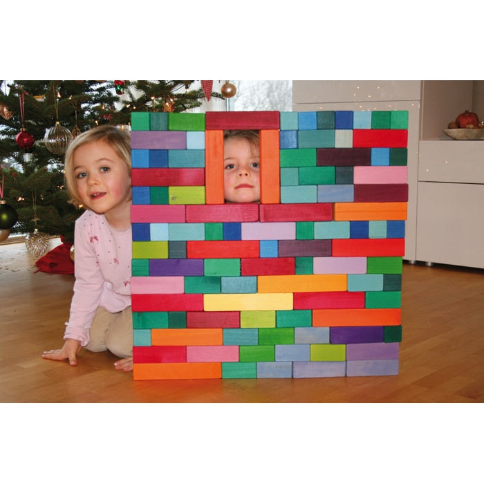 SECONDS - Grimm's Large Stepped Pyramid Building Set - 4cm Scale-Warehouse Find-Modern Rascals