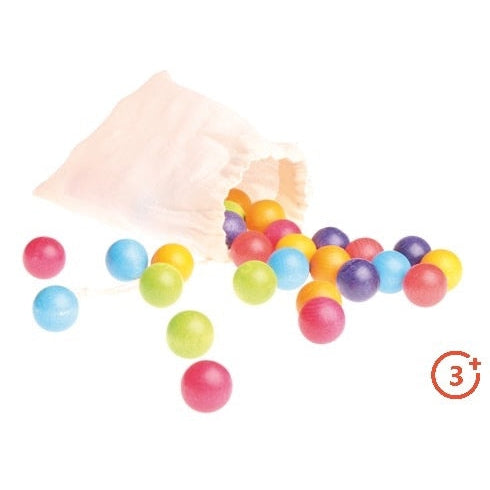 SECONDS - Grimm's Rainbow Wooden Marbles-Warehouse Find-Modern Rascals