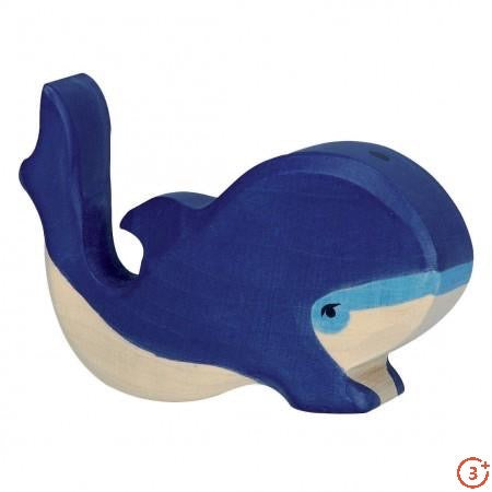 SECONDS - Holztiger Blue Whale Small-Warehouse Find-Modern Rascals