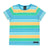 SECONDS - Villervalla Florida Multi Stripe Short Sleeve Shirt - Size 7-8 (128cm)-Warehouse Find-Modern Rascals