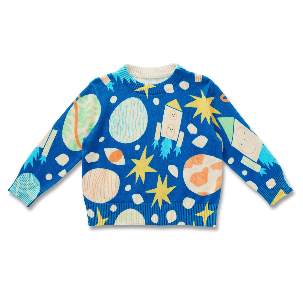 See You In Space Dream Knit Sweatshirt-Halcyon Nights-Modern Rascals