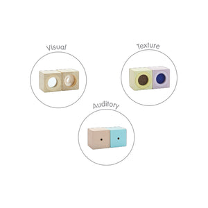 Sensory Blocks - Pastel-PlanToys-Modern Rascals