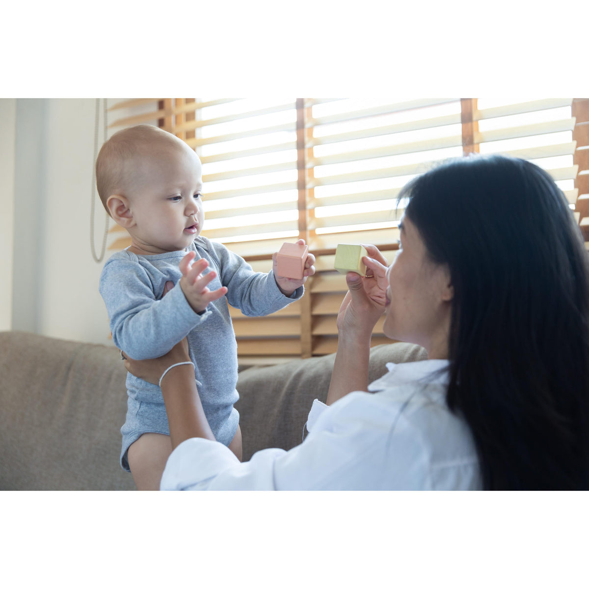 Sensory Blocks - Pastel-PlanToys-Modern Rascals