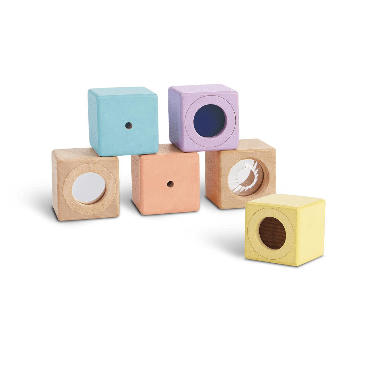 Sensory Blocks - Pastel-PlanToys-Modern Rascals