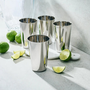 Set of Four 300ml Cups-Dalcini Stainless-Modern Rascals