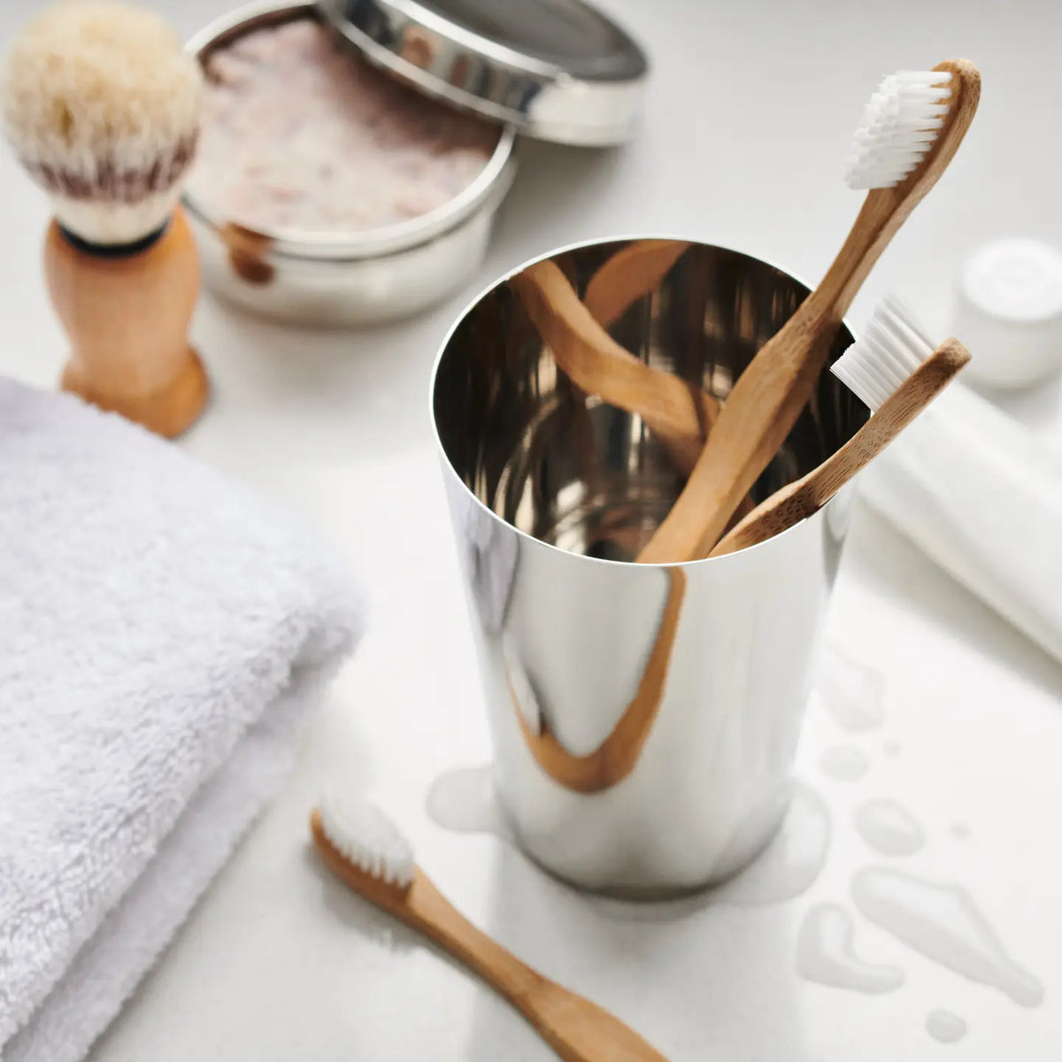 Set of Four 300ml Cups-Dalcini Stainless-Modern Rascals