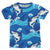 Sharks Short Sleeve Shirt in Brilliant Blue - 2 Left Size 2-3 & 3-4 years-Smafolk-Modern Rascals