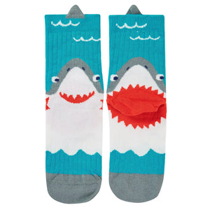 Shark/Squid Character Socks - 2 Pack-Frugi-Modern Rascals