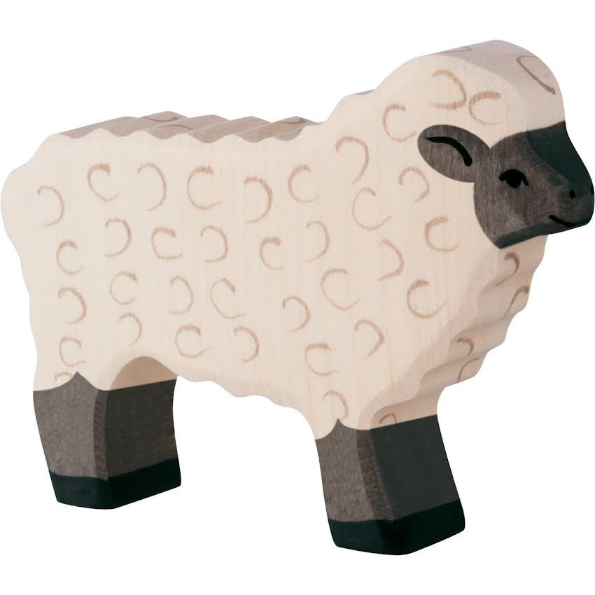Sheep - Black and White-Holztiger-Modern Rascals