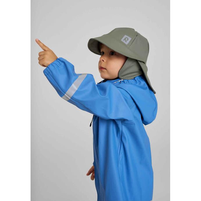 Shell Rain Hat - Greyish Green - 2 Left Size 6-7 years-Reima-Modern Rascals
