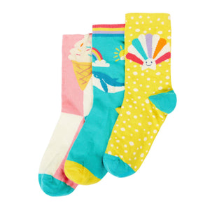 Shellabrate Rock My Socks - 3 Pack-Frugi-Modern Rascals
