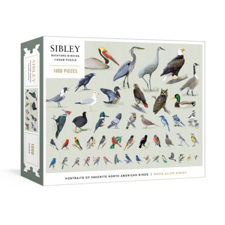 Sibley's Backyard Birding Puzzle - 1000 pieces-Penguin Random House-Modern Rascals