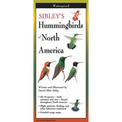 Sibley's Hummingbirds of North America - Folding Guide-Nimbus Publishing-Modern Rascals