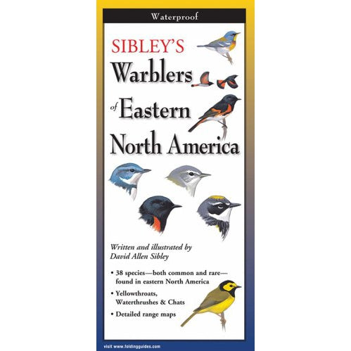 Sibley's Warblers of Eastern North America - Folding Guide-Nimbus Publishing-Modern Rascals