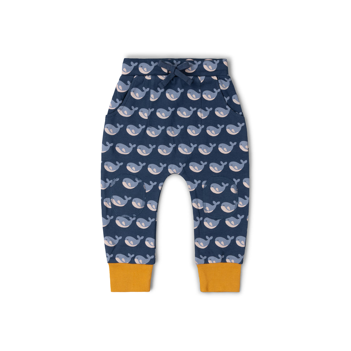 Singing Whales Organic Comfy Joggers-Little Green Radicals-Modern Rascals