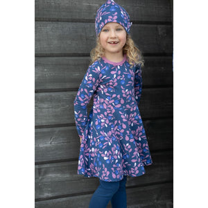 SINNA Long Sleeve Dress - Blueberry in Lilac - 1 Left Size 2-3 years-PaaPii-Modern Rascals