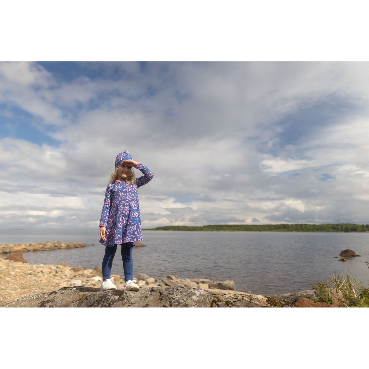 SINNA Long Sleeve Dress - Blueberry in Lilac - 1 Left Size 2-3 years-PaaPii-Modern Rascals