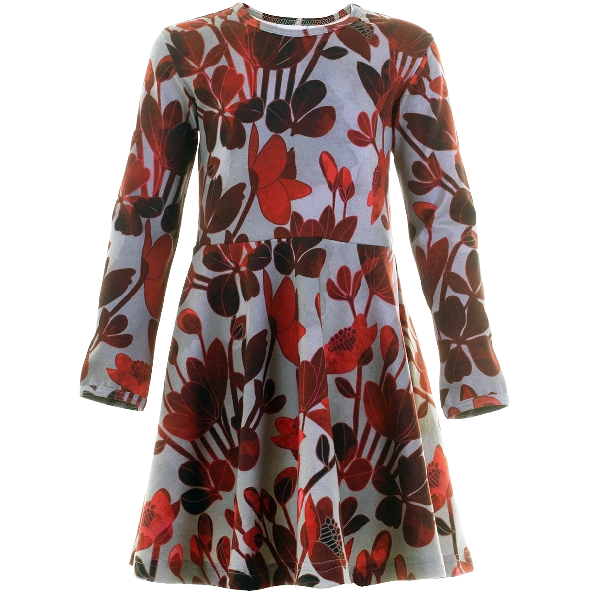 SINNA Long Sleeve Dress - Hehku in Grey-PaaPii-Modern Rascals