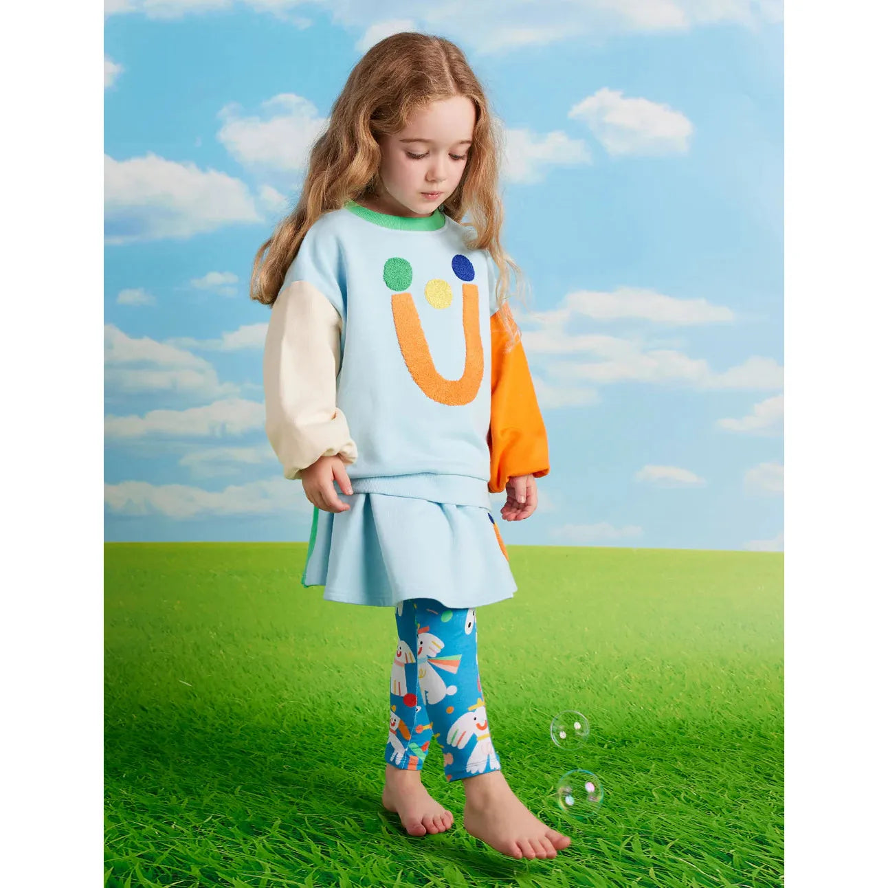 Sky Sweatshirt - 2 Left Size 4 & 5 years-Halcyon Nights-Modern Rascals